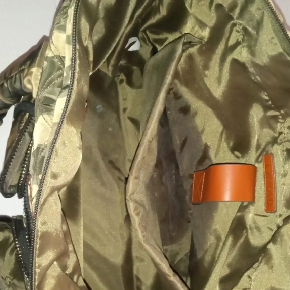 Joan & David Vacation Travel Weekend Bag in a Camouflage Pattern